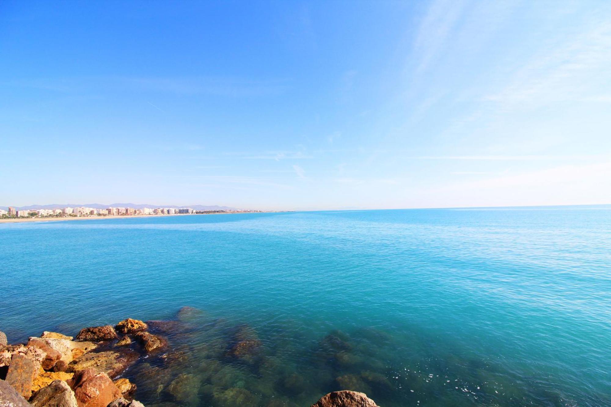 Global Properties, Apartamento Con Terraza E Increibles Vistas Al Mar Sagunto Екстериор снимка
