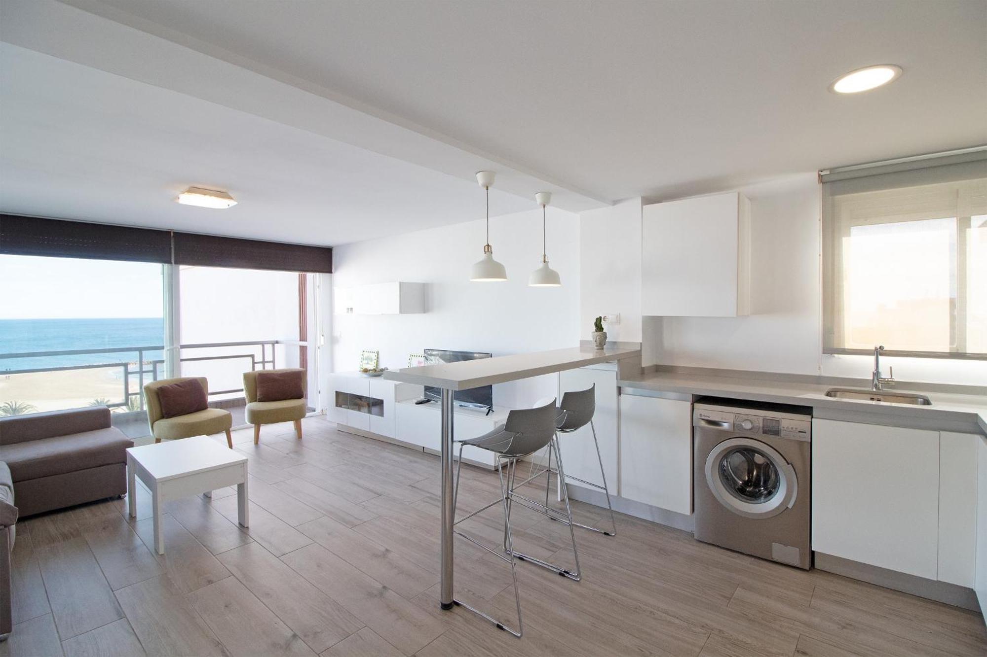 Global Properties, Apartamento Con Terraza E Increibles Vistas Al Mar Sagunto Екстериор снимка