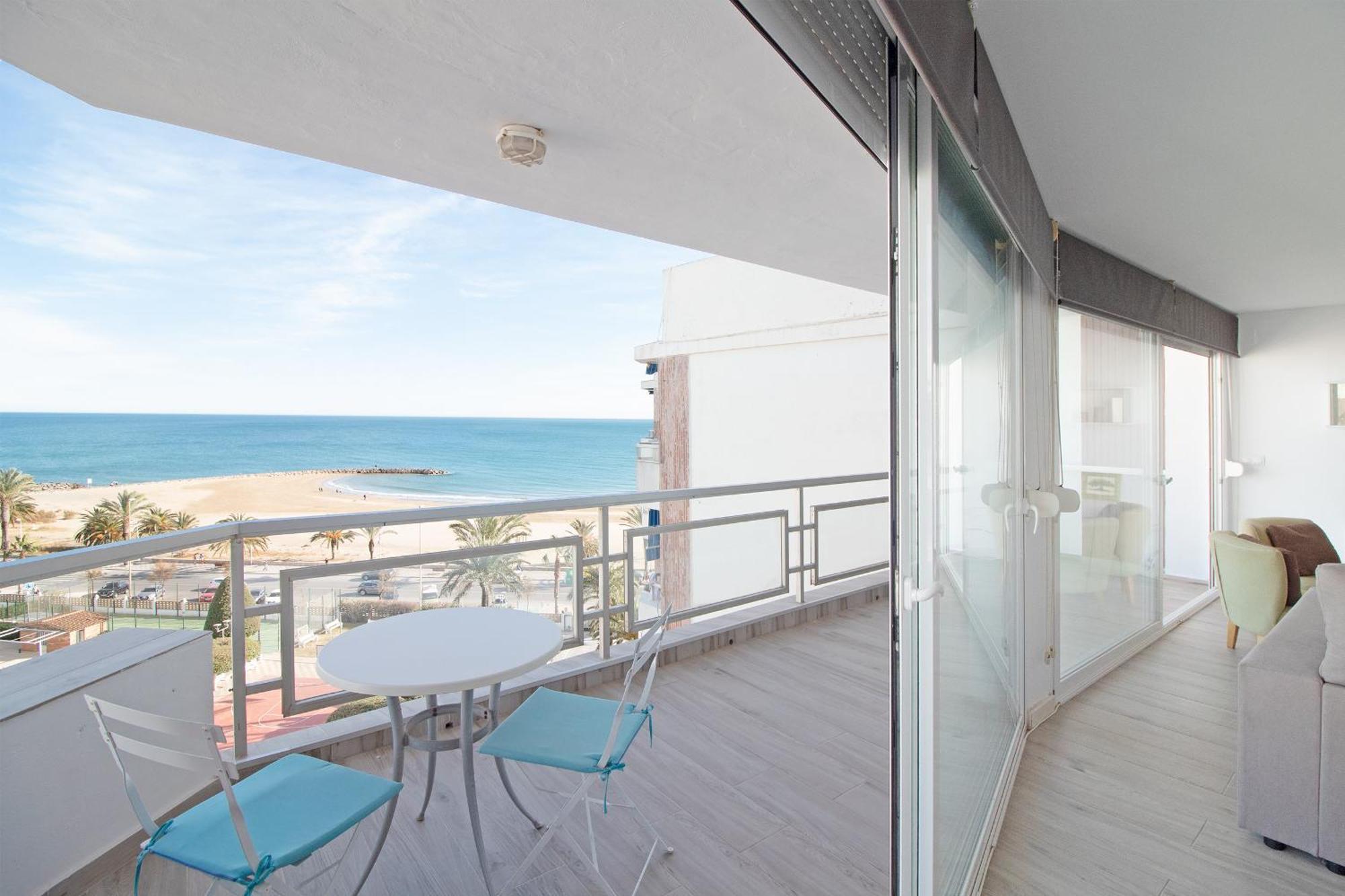 Global Properties, Apartamento Con Terraza E Increibles Vistas Al Mar Sagunto Екстериор снимка