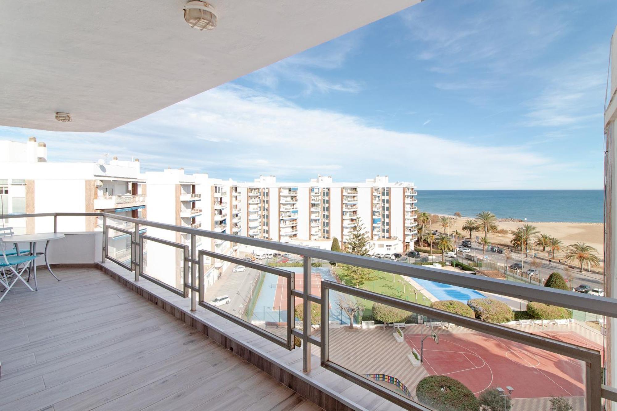 Global Properties, Apartamento Con Terraza E Increibles Vistas Al Mar Sagunto Екстериор снимка